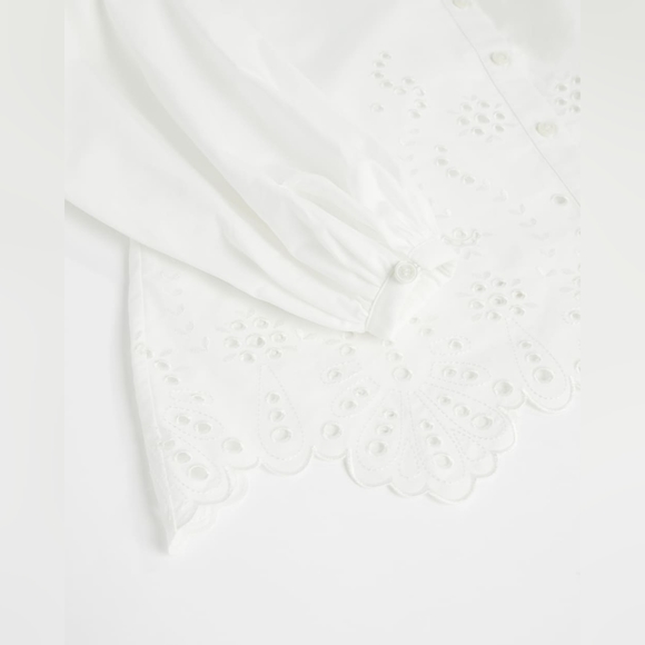 SOLD Ted Baker London Women's Eyelet Blouse - Picture 3 of 7